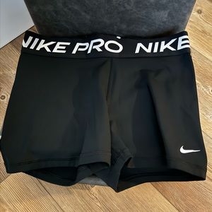 Nike pro shorts, 3 inch inseam, barely worn